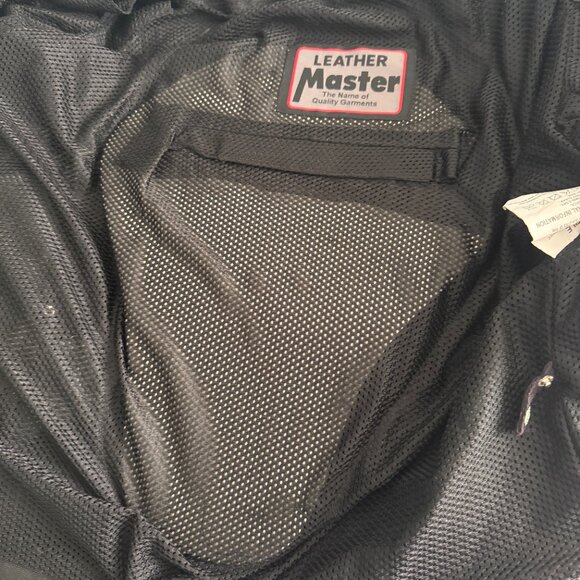 Leather Master Inc Motorcycle Jacket Women’s Black Pink Phoslite Reflectives 4XL - Picture 14 of 14